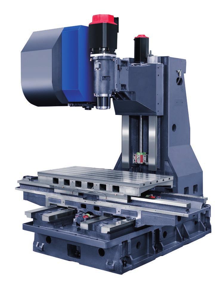 axes. The Y-axis slide way has been widened to enhance the bearing capacity and