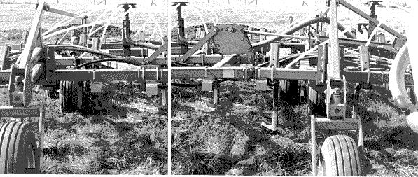VALMAR John Deere 610 Where possible the deflectors were mounted directly to the frame using the deflector brackets (Fig. 6-5).