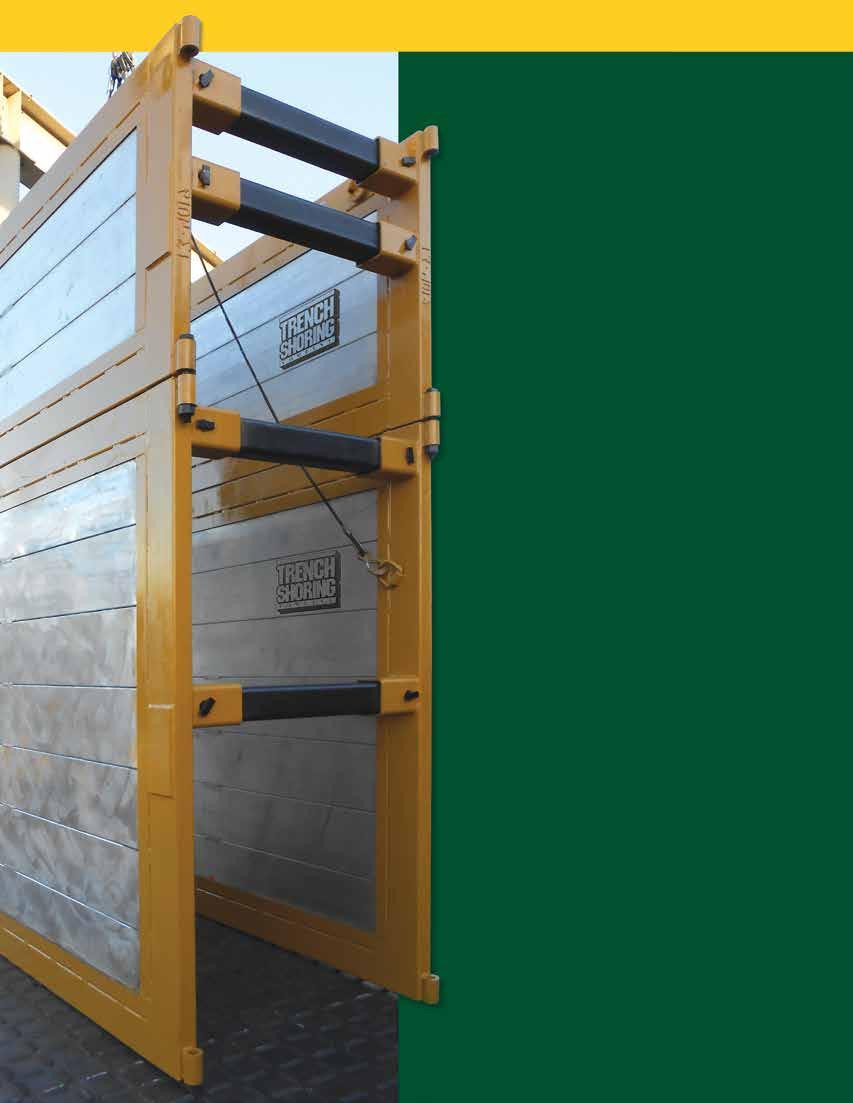 Steel Framed Aluminum Trench Shields Trench Shoring Company and Speed Shore Aluminum Panel Shields (APS) are now available with a rugged steel frame, creating the only true aluminum-wall drag box in