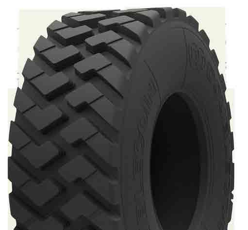SMALL RADIAL OTR REM-1 (G-2) GRADER All-purpose tread design provides exceptional off-the-road traction and even wear Wide footprint offers excellent flotation and smooth ride off-the-road SINGLE
