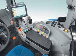 Everything you need to control is intuitively selected. More advanced features can be quickly accessed. It does not take long to master a T7 tractor.