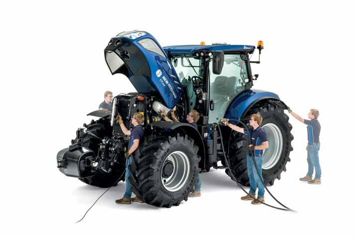 You will also still be able to enjoy the long 600 hour service intervals that you ve come to expect of New Holland.