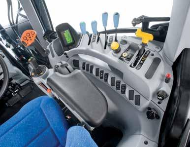Farming luxury The full leather steering wheel and deep pile branded carpet are available as an
