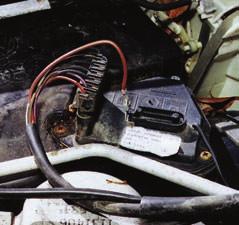 Here is the air plenum location of the blower fan control module on an early climate control system (1984-85).