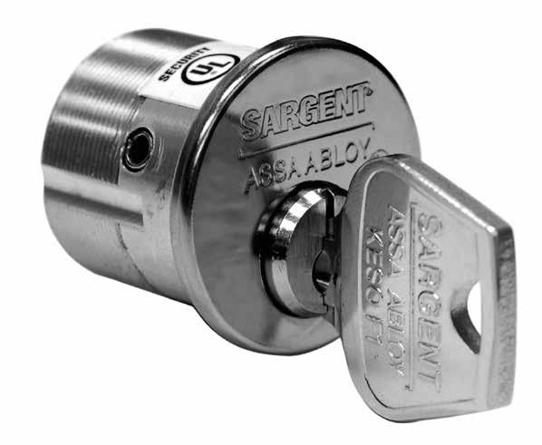 Keso F1 High Security Cylinders Copyright 2004-2005, 2007, 2009-2017, Sargent Manufacturing Company, an ASSA ABLOY Group company. All rights reserved.
