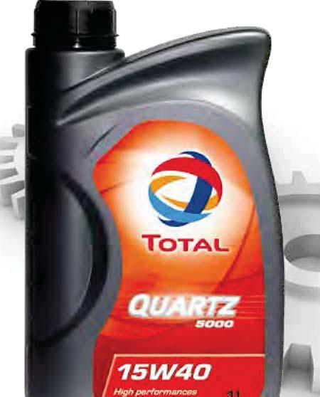 TOTAL QUARTZ 5000 15W-40 is suitable for turbocharged engine systems and can be used for city, road or motorway driving in all seasons.