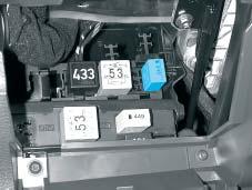 Additional coolant pump relay J496 The additional coolant pump relay is on the left under the dash panel. Task The high working currents for the coolant circulation pump V50 are switched by the relay.