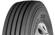 Optimized for steer axle service 315/80R22.