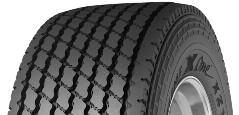 Maximized soft soil and mud traction throughout the tire life 11R22.