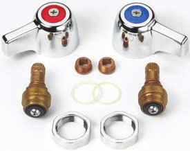 Faucet Replacement Parts Commercial Faucet Repair Kit Contains two each: Stems, Seats, Seat Washers,
