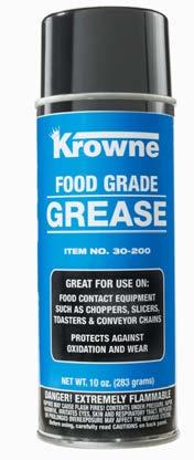 00 Food Grade Grease Food Grade Oil Food Grade Silicone Great for use on food contact equipment such as choppers, slicers, toasters, and conveyor chains Protects against oxidation and wear Can be