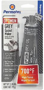 PER 27037 J-B Weld Ultimate Black Gasket Maker & Sealant is an RTV (Room Temperature Vulcanized) Silicone gasketing material designed for use in mechanical assemblies where maximum petroleum and oil