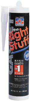 This premium RTV gasket maker exceeds manufacturers performance requirements. Noncorrosive and low-odor. Maximum vibration resistance with outstanding resistance to oils, cooling and shop fluids.