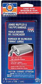 Permatex Muffler and Tailpipe Bandage PER 80332 Repair an exhaust manifold, catalytic converter, crossover pipes, mufflers and tailpipes.