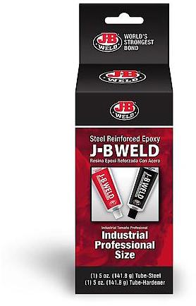 J-B Original is designed to be an alternative to welding, soldering and brazing. This epoxy bonds to most clean surfaces, and it will set in as little as 4 to 6 hours and fully cure in 24 hours.