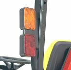 Allows the operator to steer and shift between forward and reverse with the left hand, while the right hand remains free to operate the other tractor controls.