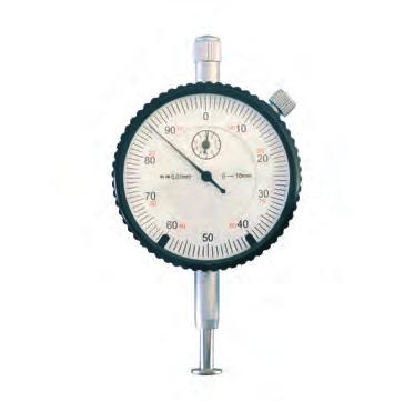 Test and inspection equipment Dial gauge with large measuring range The ATE dial gauge with 1/100 mm reading accuracy is used to measure brake disks and wheel hubs.