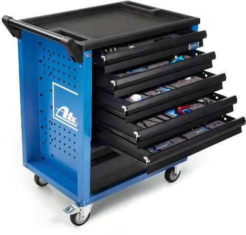 Special tools for brakes Workshop cart Order no: 03.9314-4940.4 Short order no: 760201 With the new ATE workshop cart, all the important tools for professional brake servicing are on hand immediately.