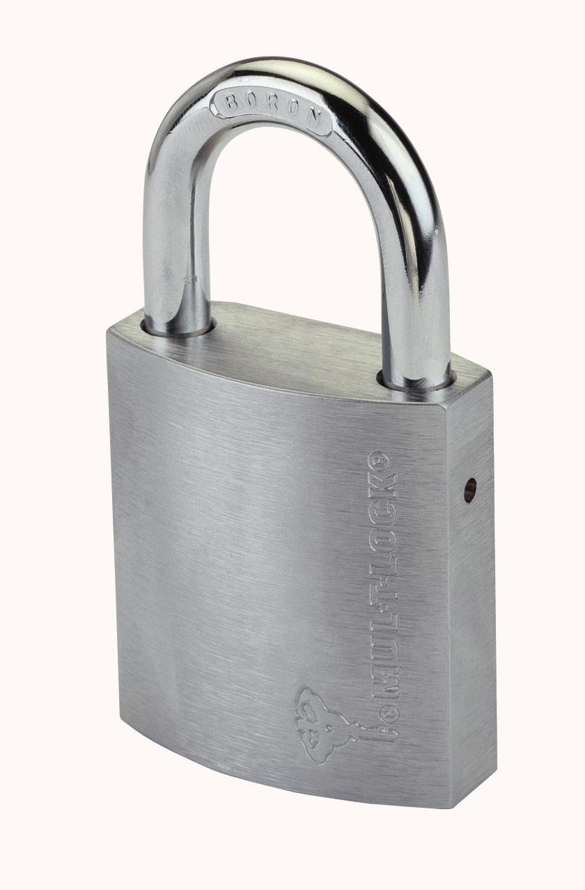 G Series Padlock 47, 55, 60 All-purpose Security Low Upper Body General use. Rotate key 90 to unlock.