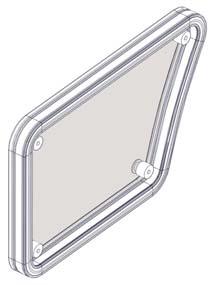 ASSEMBLY, RIGHT P/N: 8SV-KM62-07R SIDE WINDOW