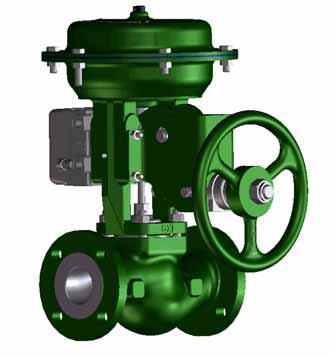 GX Control Valve and Actuator Product Bulletin Manual Handwheels The Design GX is available with an optional, side-mounted manual handwheel (see figure 17).