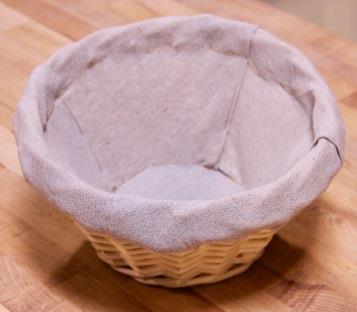 25 Item #: SWBASKET-GXK000200 Round Proofing Basket, Rattan with