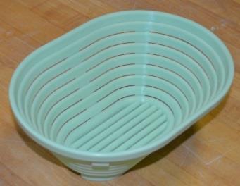 00 Item #: SWBASKET-77108 Oval Plastic Proofing Basket, ID: 8 3/8''L x