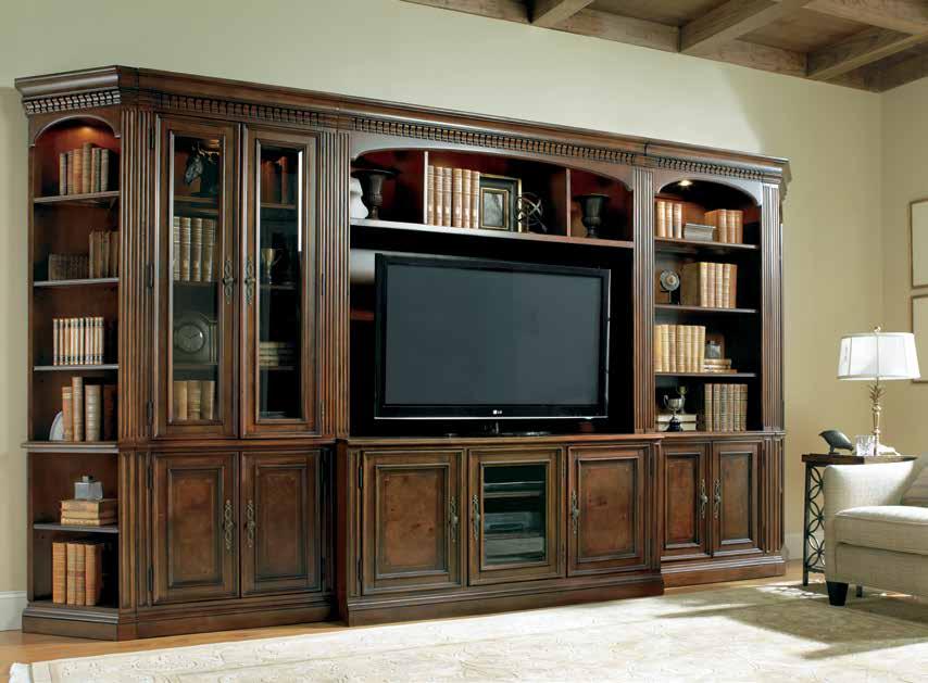 home theater accommodating 55 (140 cm) televisions Please visit www.hookerfurniture.