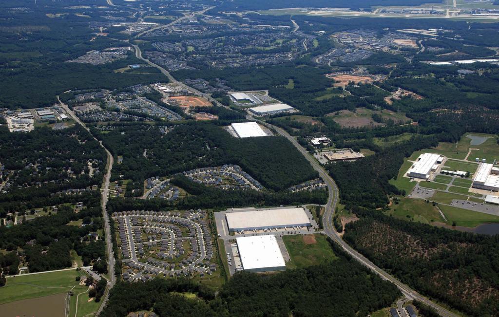 BRIER CREEK SHOPPING CENTER BRIER CREEK COUNTRY CLUB PAGE ROAD RALEIGH-DURHAM INTERNATIONAL AIRPORT GLOBE CENTER WORLD TRADE PARK FEDEX THE STEEL NETWORK IMPLUS TW ALEXANDER DRIVE LAB CORP GENERAL
