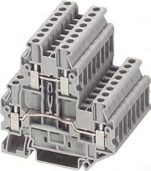 8WH1 Screw Terminals 8WH two-tier terminals Selection and ordering data Terminal size 2.5 mm² 8WH1 020-0AF00 Two-tier terminals, terminal size 2.5 mm² C U US s Terminal width 5.
