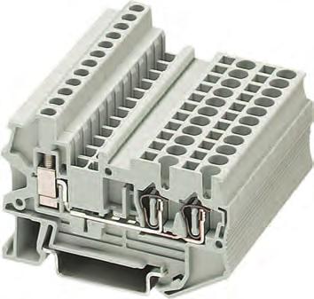 8WH2 Spring-Loaded Terminals 8WH hybrid through-type terminals Selection and ordering data Terminal size 2.5 mm² 8WH2 103-2BF00 8WH2 103-3BF07 Hybrid through-type terminals, terminal size 2.