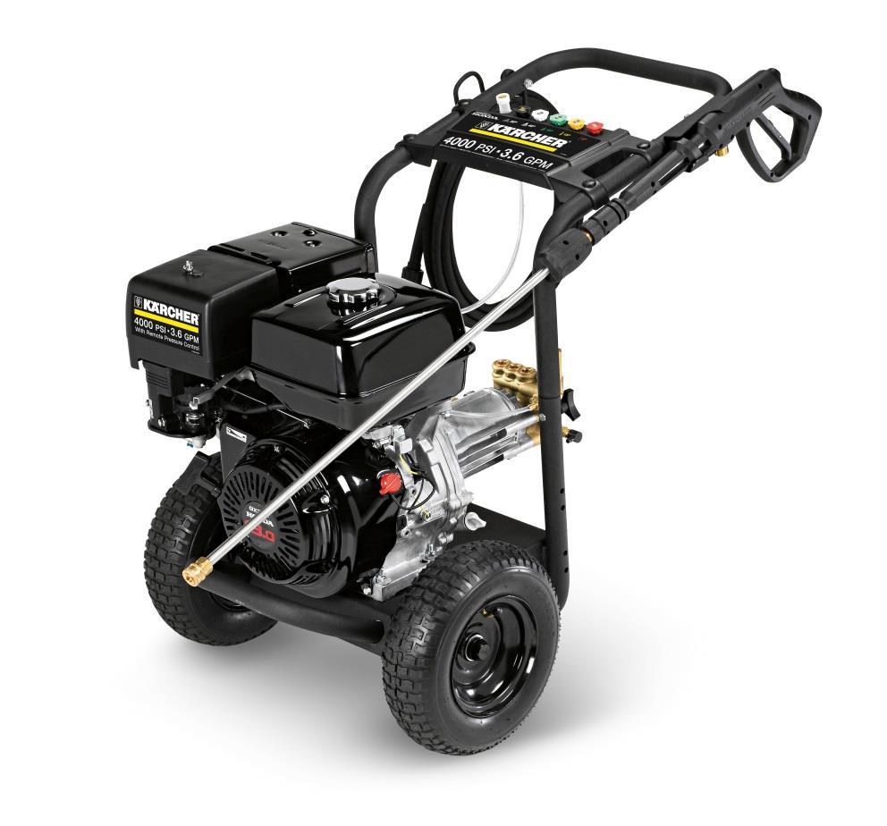 G 4000 OH PRO SERIES GAS PRESSURE WASHER Preliminary image The Karcher Promise: Cleaner. Quicker.