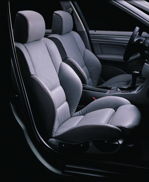 Treat your senses. Nothing quite conveys luxury like leather. Cool in summer, warm in winter and a sensual delight all year round. Sport seats.