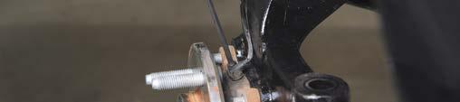 caliper bolt to protrude on the rotor side and can cause