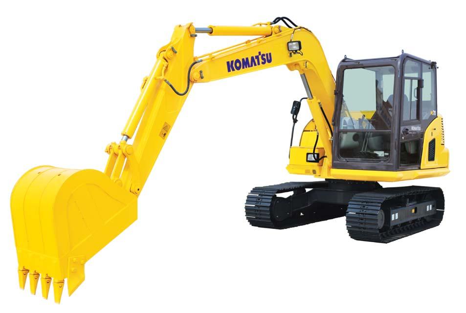 COMPACT HYDRAULIC EXCAVATOR PC70-8 HEAVY-DUTY SPECIFICATION Operating weight.