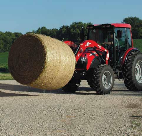Tractor HP range: 50-100 hp Model LU215 LU132 138-inches Provides greater clearance for the FWA tractor tires while still adapting to 30-inch row crop applications Heavy-duty, 1.
