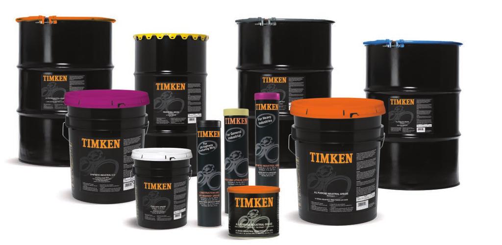 Timken Multi-Use Lithium EP1 237 Timken Multi-Use Lithium EP2 220 Timken Ball Bearing Pillow Block Grease 255 Timken High-Performance Roller Housed Unit Grease 232 Timken Synthetic Industrial LC-1.
