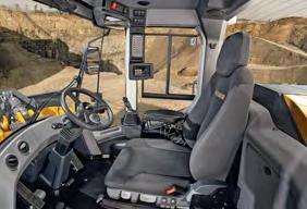 Clearly Arranged Cab Simple and Intuitive Operation Productive and Safe Working The modern, ergonomic cab design allows the operator to work with high concentration without fatigue this increases