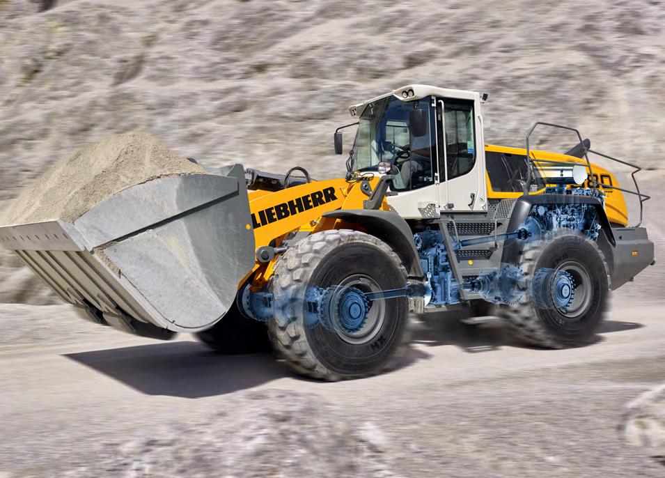 Performance Power for Increased Productivity The innovative Liebherr XPower driveline considerably increases working effi ciency.
