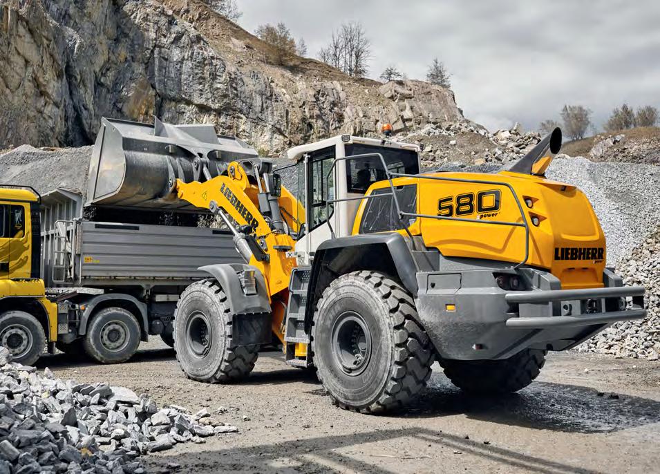 Economy Minimum Costs at High Handling Capacity Liebherr wheel loaders make a reliable contribution to commercial success.
