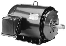 AC MOTORS ODP & TEFC 200/400 VOLT MOTORS 3-phase FOOT MOUNT & c-face 1/3 TO 125 HP Features: Perfect choice for 208 V systems Premium Insulation Systems 56 frames: Class B 143T-445T frames: Class F