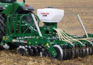 Turbo Jet 8 & 10 The Turbo Jet is a versatile and accurate pneumatic applicator to meter and spread most small seeds up to 8m wide.