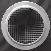 grilles feature a concealed mounting , These round single and