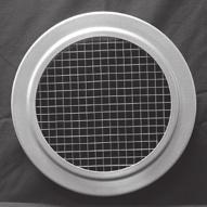 round single and double deflection grilles feature a duct reducing