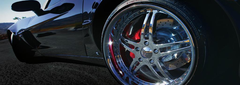 W HEELS & T IRES A fter the vehicle itself and the exterior paint color, arguably the most important and defining features of a car is its wheel & tire package.