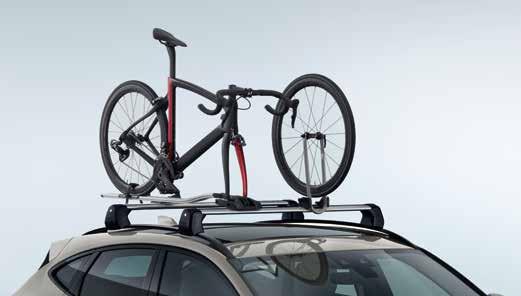 Fork Mounted Cycle Carrier Fitted to the roof, the fork mounted cycle