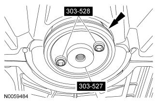 To clean the crankshaft rear seal surface area, use extra-fine emery cloth or extra-fine 0000 steel wool with metal surface prep. Lubricate the crankshaft rear oil seal with clean engine oil. 141.