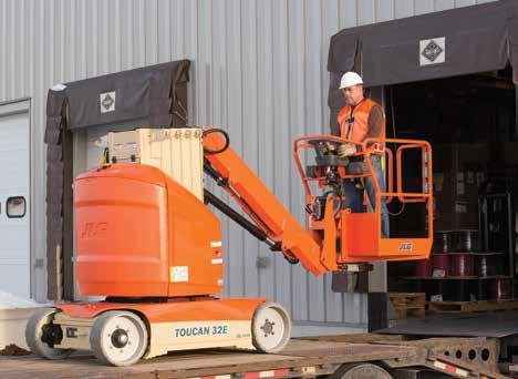 JLG lifts are built for your needs, and provide you with a safer and more productive alternative to ladders.