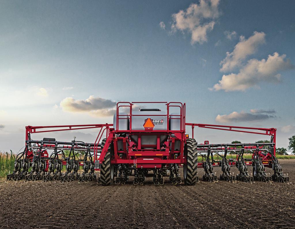 DOUBLE DOWN ON NEW TECHNOLOGY WITH CASE IH TWIN-ROW PLANTERS Farming is a gamble.