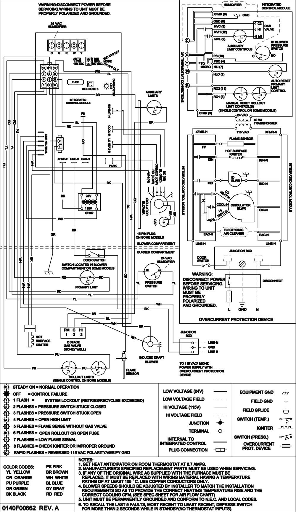 Wiring Diagram Wiring is subject to change. Always refer to the wiring diagram or the Warning unit for the most up-to-date wiring.